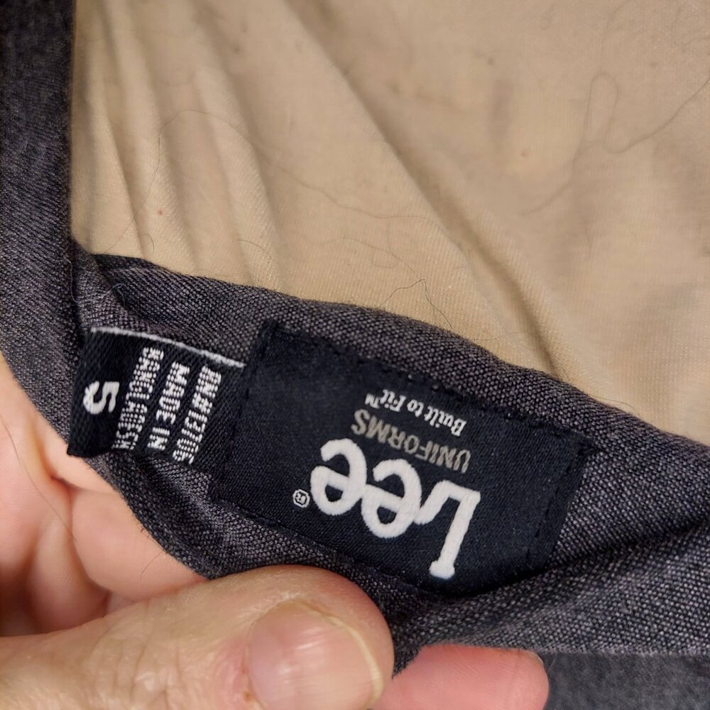 Lee Uniform Charcoal Dress Pants - Picture 4 of 4
